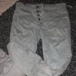 Hunter Green AE cargo jegging